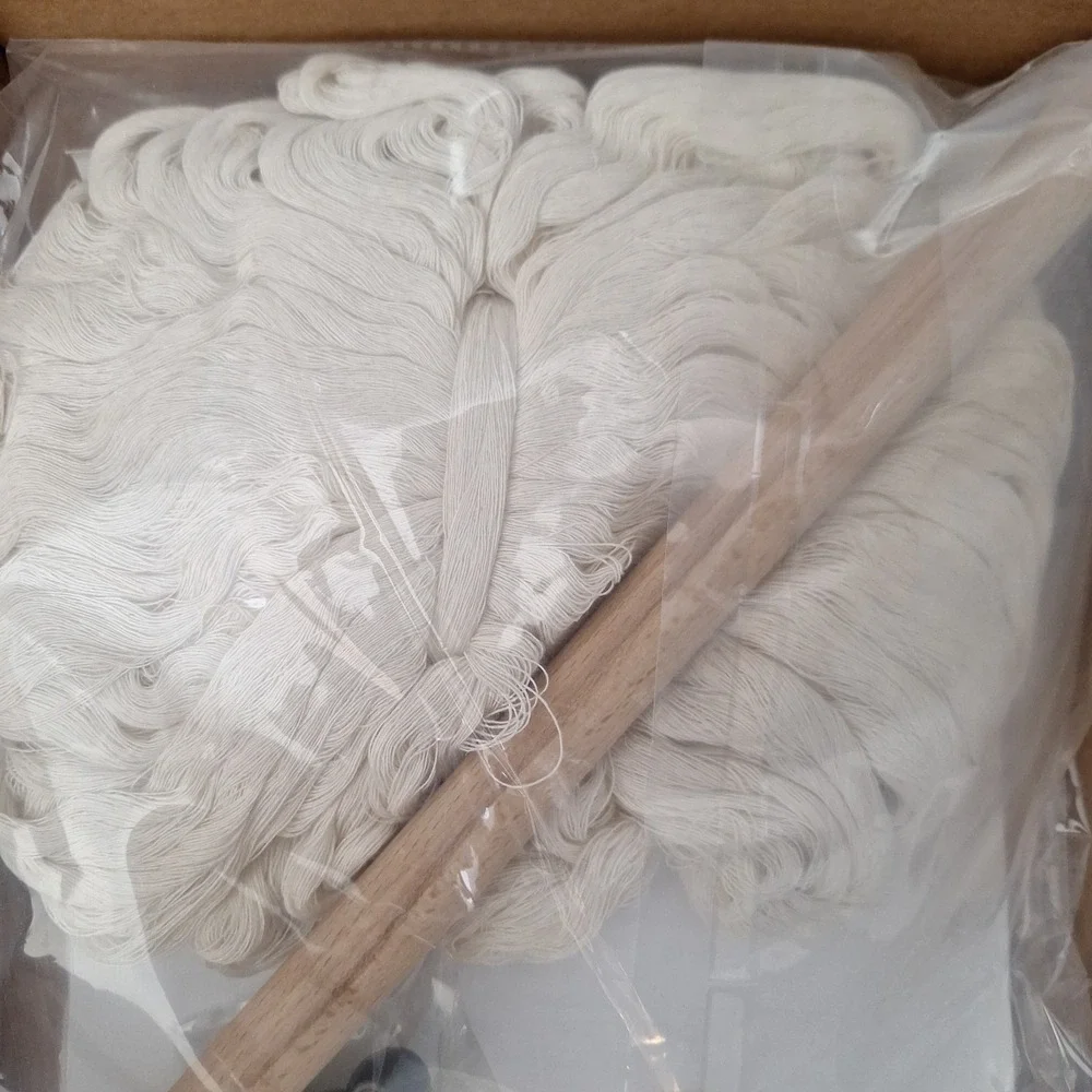 Dreamweaver Crafts Macrame Wall Hanging Kit, Seven Leaves On Oak Bar, NEW